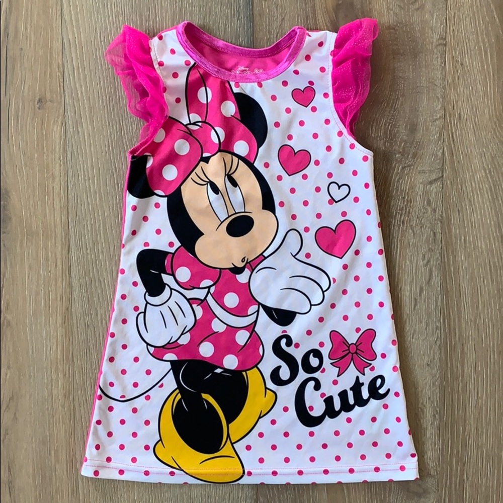 Disney Minnie Mouse Nightgown Size 3T
